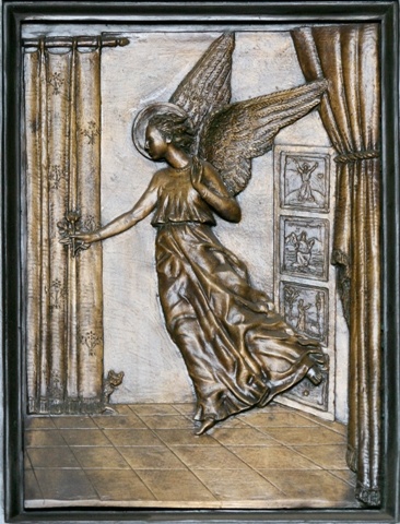 Detal świętych drzwi w Bazylice św. Piotra.