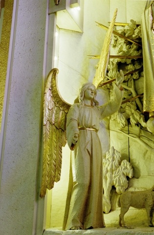 Rzeźba z parafii Najświętszego Serca Pana Jezusa w Rogowie.