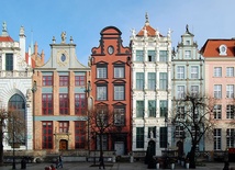 Gdańsk. Kamienice przy Długim Targu