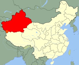 Chiny. Prowincja Sinkiang.
