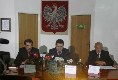 Konferencja prasowa poświęcona katastrofie w KWK Wujek - Śląsk