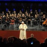 Benedykt XVI na koncercie