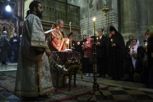 W Bazylice Grobu Pańskiego