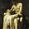 Francisco Ribalta, „Chrystus obejmujący św.  Bernarda”, olej na płótnie, ok. 1626, Muzeum Prado, Madryt