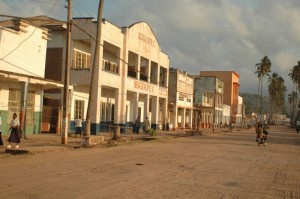 Główna ulica w Kaleme Kapryśna Tanganika