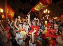 Hiszpania celebruje zwycięstwo