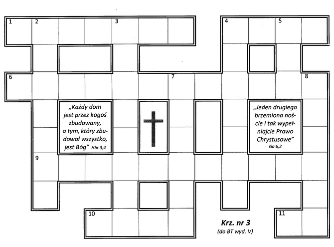 Krzyżówka nr 3