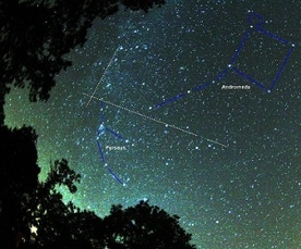 2 meteory Perseid 