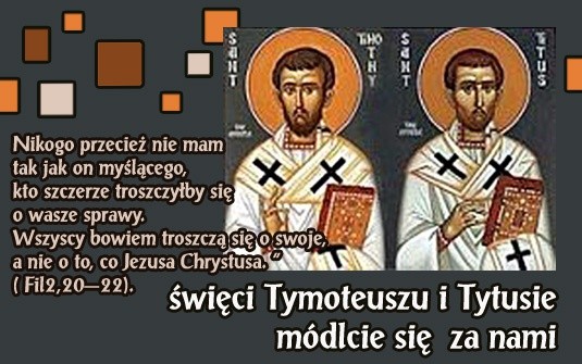 święci Tymoteusz i Tytus