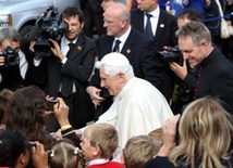 Papież i młodzi sportowcy