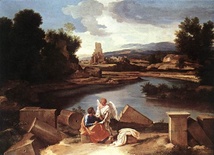Krajobraz ze św. Mateuszem i Aniołem