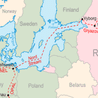 Schematyczna trasa gazociągu północnego