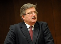 Bronisław Komorowski w Waszyngtonie