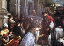 Św. Walenty chrzczący św. Lucyllę