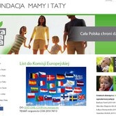 Strona internetowa Fundacji Mamy i Taty, z której można wysyłać protesty