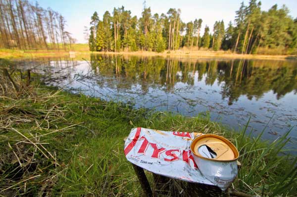 „Lesní rybník”, czyli leśny staw nad polską granicą w Dolni Oldřiš