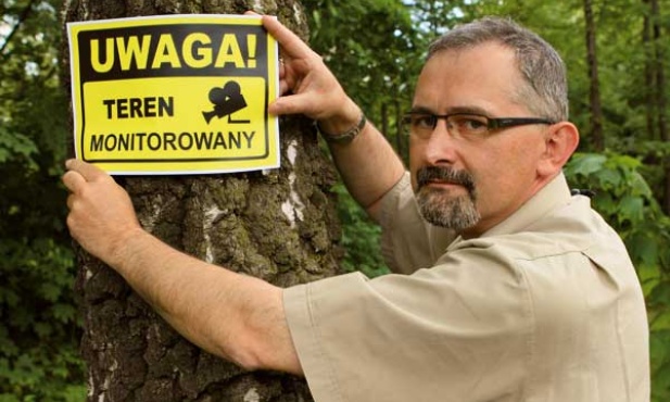 Grzegorz Kurczak z Nadleśnictwa Katowice