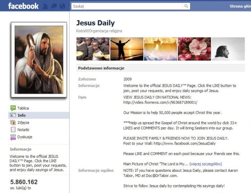 Jezus na Facebooku