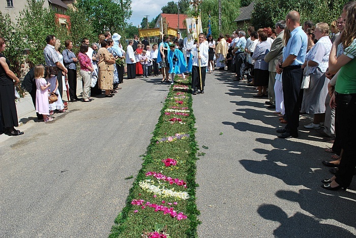 Procesja Bożego Ciała w Kluczu