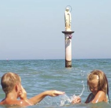 Madonna na plaży