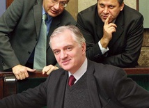 Jarosław Gowin, Ludwik Dorn i Janusz Piechociński (z lewej) – to cały skład parlamentarnego zespołu „Debata”