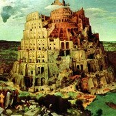 Pieter Breughel Starszy, "Wieża Babel".