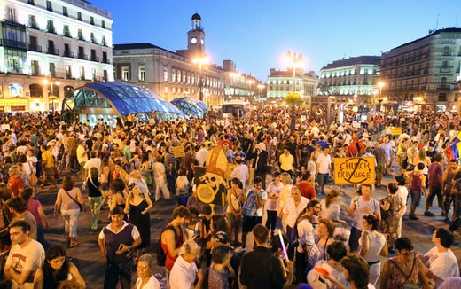 Demonstracja antypapieska w Madrycie