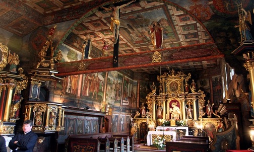 XVII-wieczny kościół w Orawce