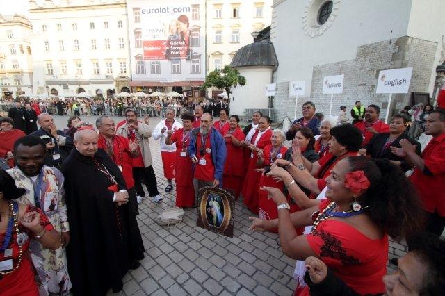 Ewangelizacja na krakowskim Rynku