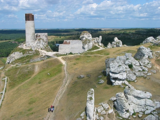 Jura Krakowsko-Częstochowska. Zamek Olsztyn