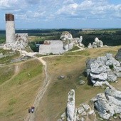 Jura Krakowsko-Częstochowska. Zamek Olsztyn