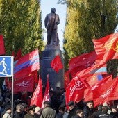 Ukraina: Maszerowali z Leninem