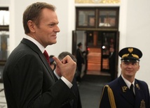 Premier broni wystąpienia Sikorskiego w Berlinie