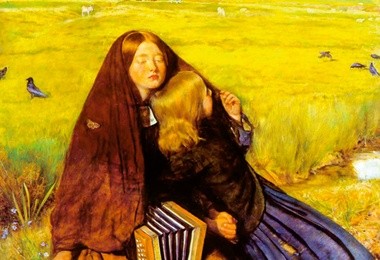 John Everest Millais (1829-1896), „Niewidoma dziewczyna”, 1854-1856