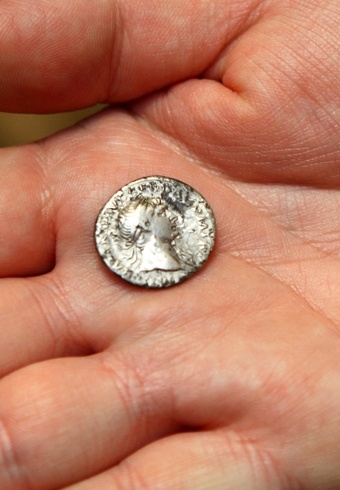Moneta rzymska cesarza Trajana