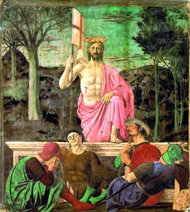 Piero della Francesca, „Zmartwychwstanie”