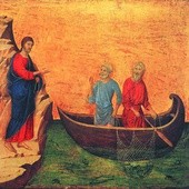 Duccio di Buoninsegna, „Powołanie apostołów Piotra i Andrzeja”