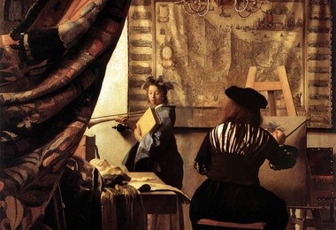 Johannes Vermeer „Sztuka malarska” (1670)