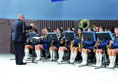  Na scenie zwycięzcy, czyli Młodzieżowa Orkiestra Dęta przy OSP w Gozdowie w powiecie sierpeckim  
