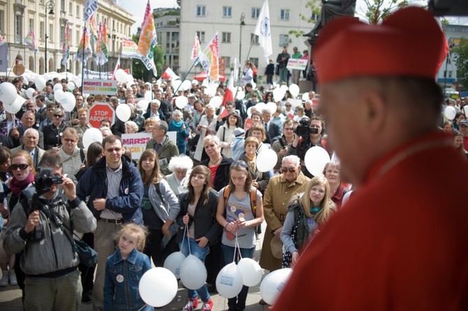 Marsz dla Życia i Rodziny w Warszawie