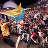 Dzika radość w Kijowie