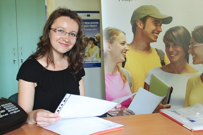 Pomocą w ośrodku szkoleniowym w Łowiczu służy Małgorzata Malczyk