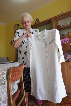 Koszula nocna, którą pożyczył papież od brata pani Heleny, jest ważną pamiątką