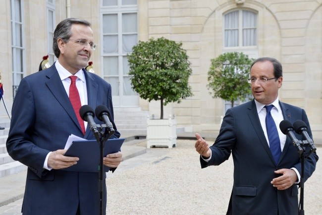 Hollande i Samaras: Ateny powinny pozostać z euro