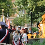 Uroczystości pod Pomnikiem Obrońców Poczty Polskiej w Gdańsku