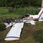 Samolot spadł przy przedszkolu