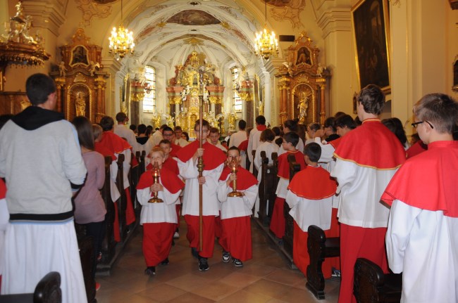 Ministranci na Górze św. Anny