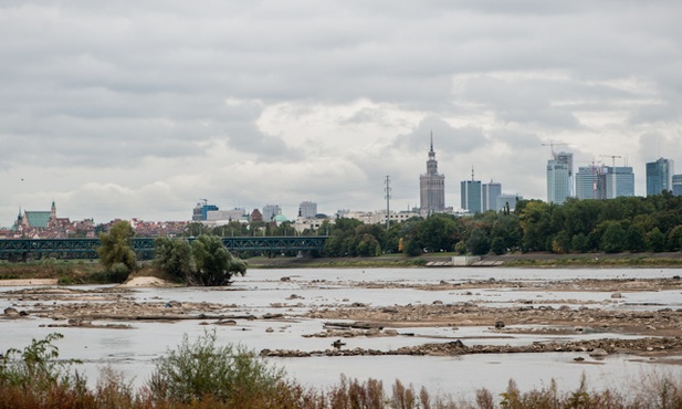 Najniższy poziom Wisły od 200 lat. 