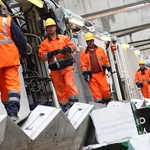 1100 metrów tunelu między rondem Daszyńskiego i ONZ jest gotowe