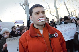  Krešimir Miletić, jeden z liderów stowarzyszenia Vigilare, które organizuje akcję sprzeciwu wobec nowej ustawy o in vitro